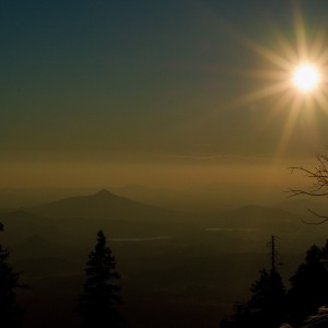 Ještěd smrákání